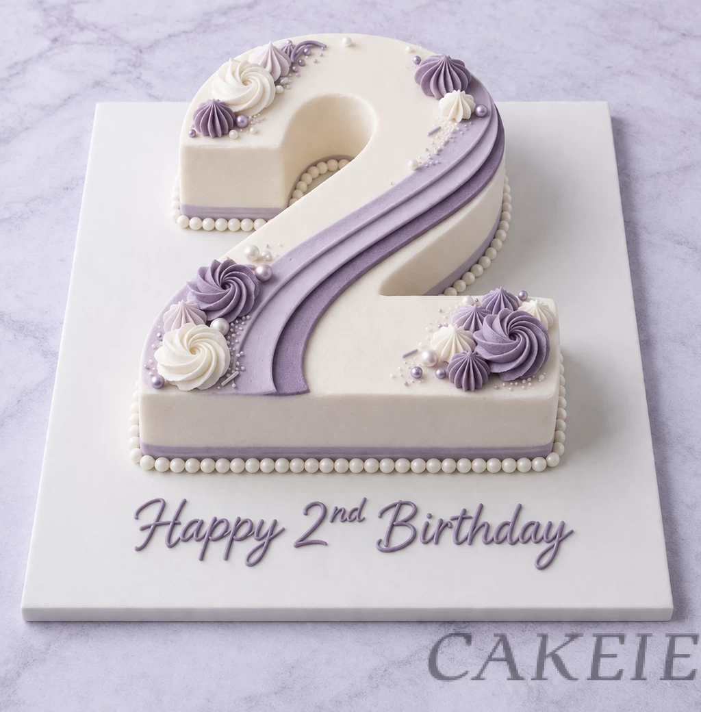 Lavender Cream Number 2 Cake