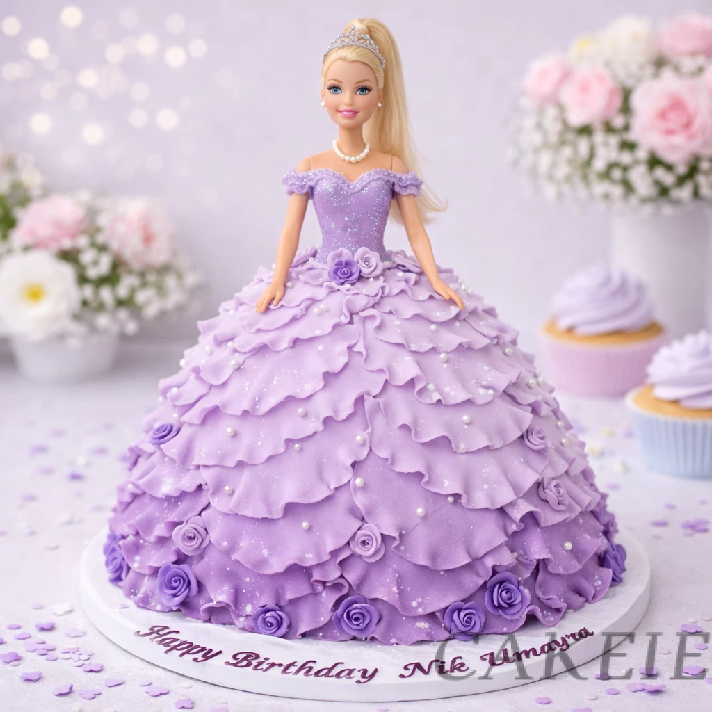 Princess Lavender Dream Doll Cake